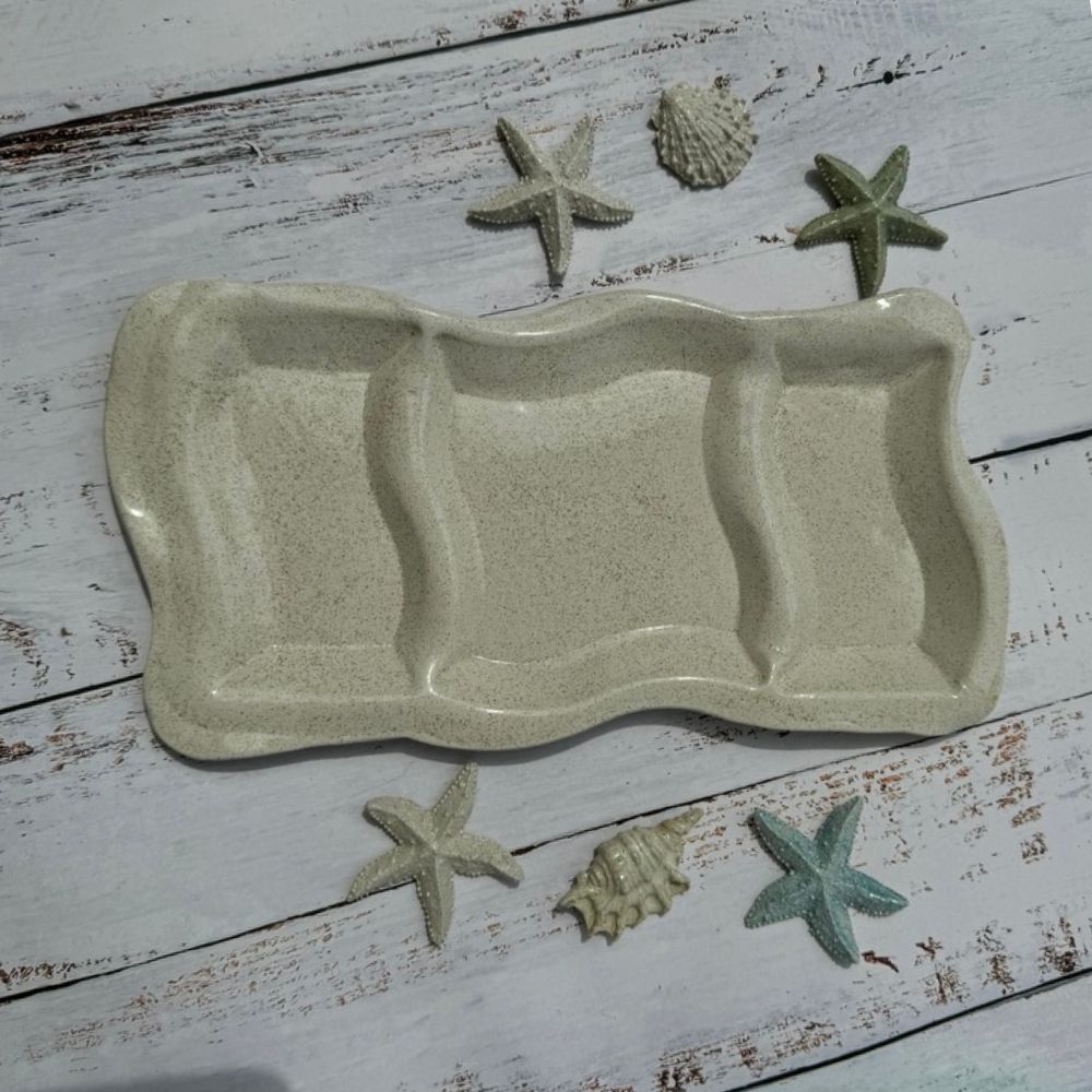 Coastal Drift Trio Platter | Segmented Platter
