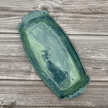 Moss Tide Serving Ceramic Platter
