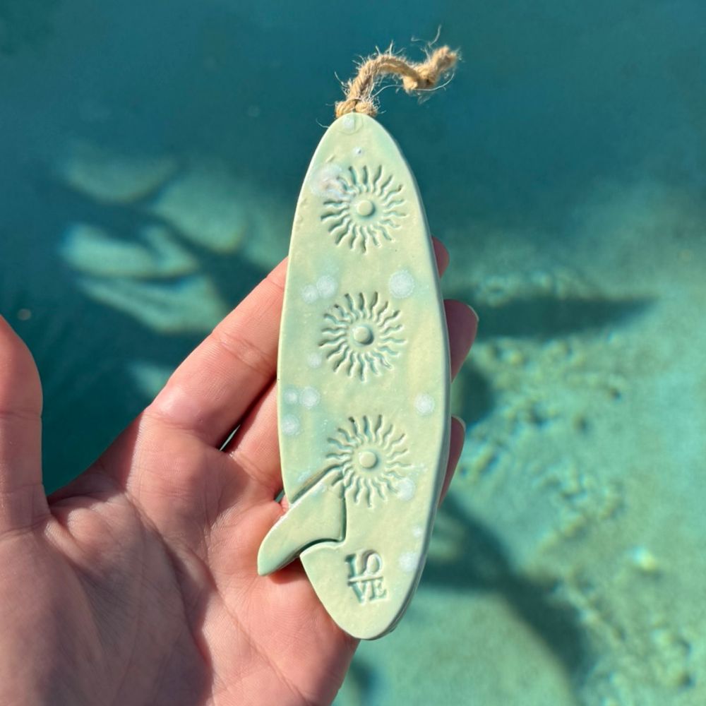 Bloom Surfboard Hanging Ornament