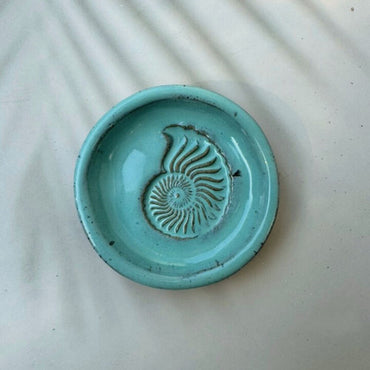 Turquoise Blue Ocean Ring Dishes