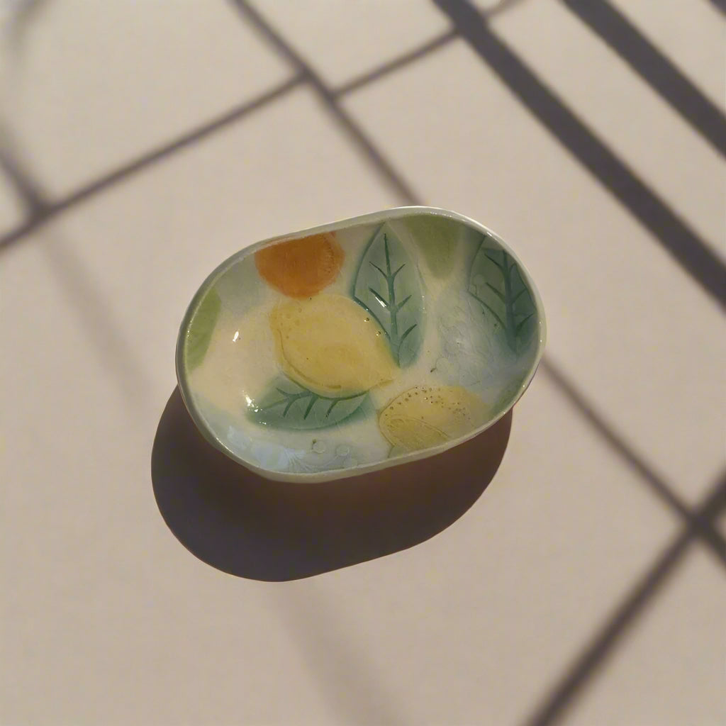 hand-crafted ceramic tapas trinket dish