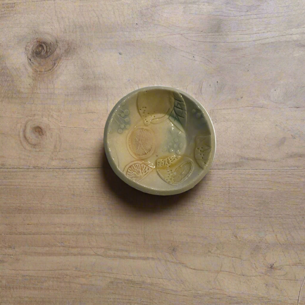 hand-crafted ceramic tapas trinket dish