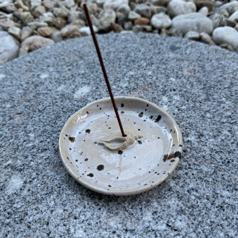 Whelk Shell Beachy Incense Holder
