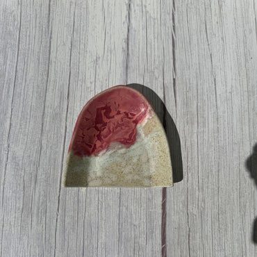 Pink Spoon Rest Ceramic
