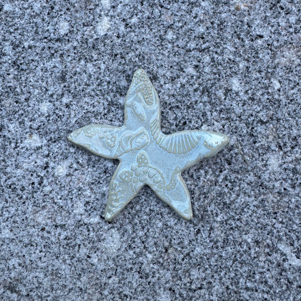 Soft Blue Starfish Hanging Decoration