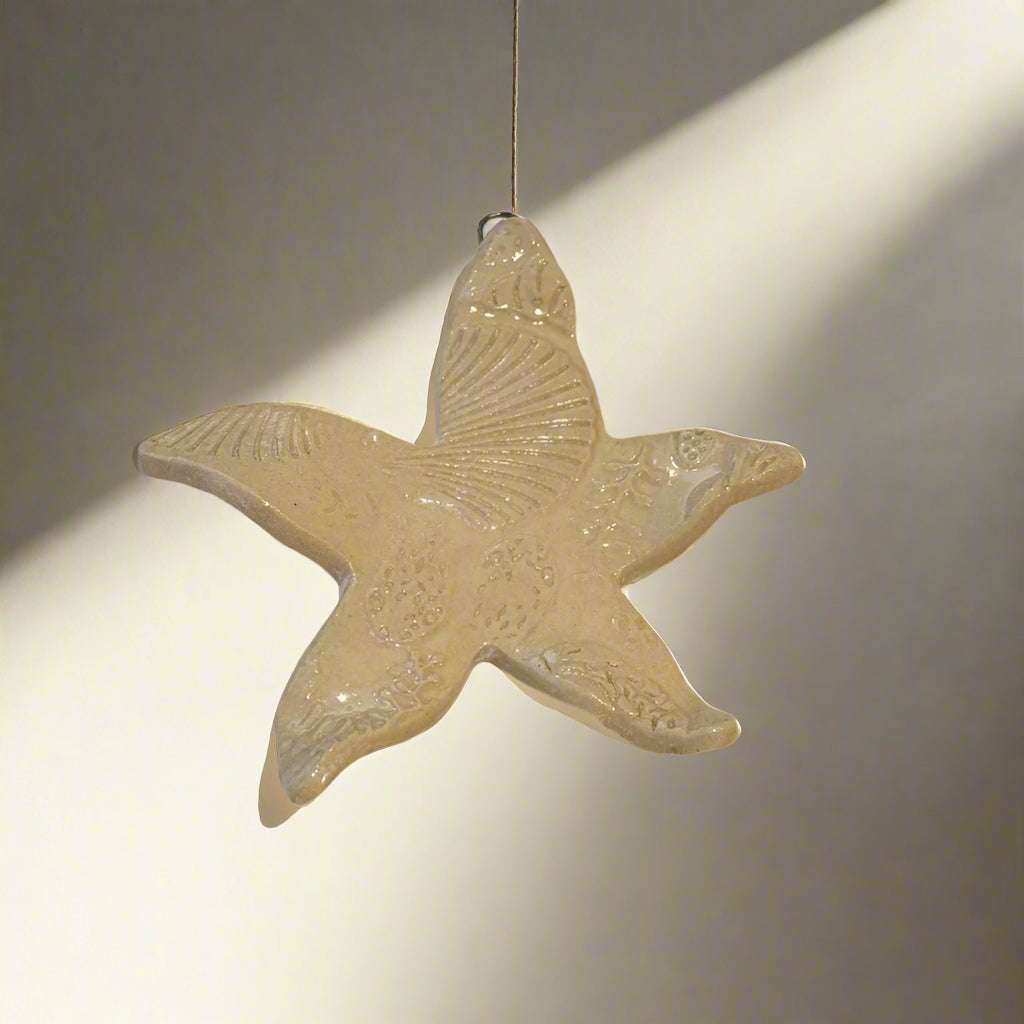 Starfish Ceramic Hanging Ornament | Sandy
