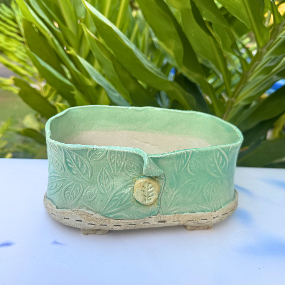 handmade ceramic bonsai planter Australia