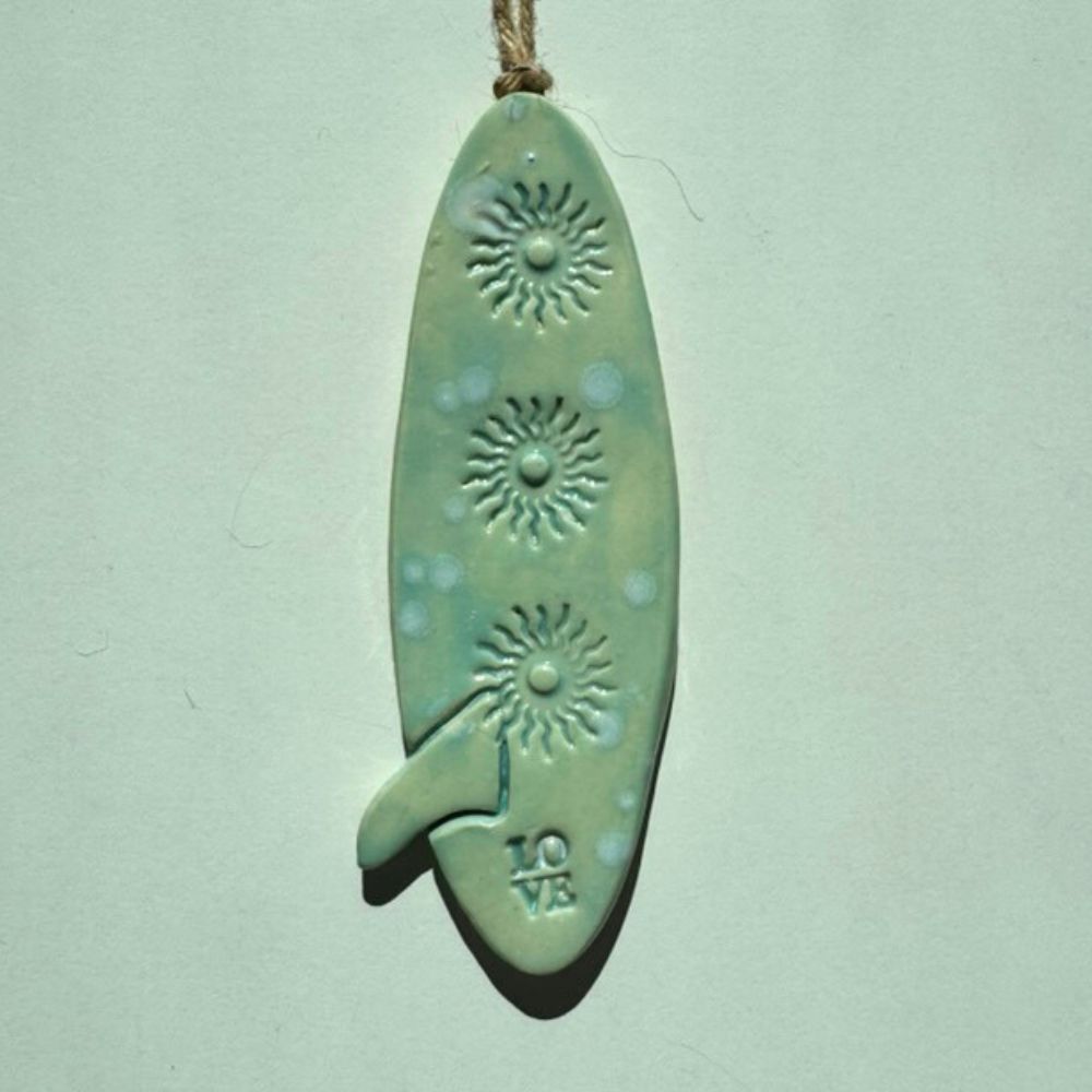 Bloom Surfboard Hanging Ornament