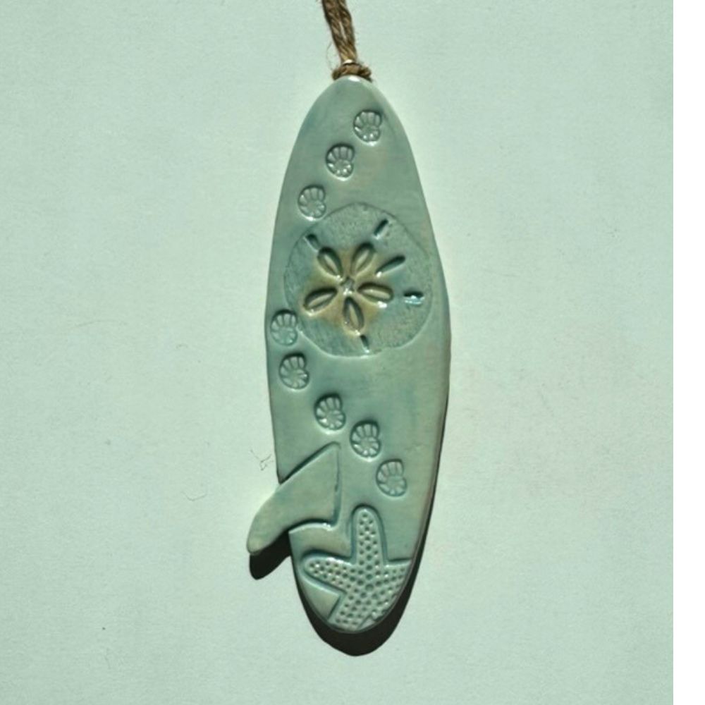 Lagoon Surfboard Hanging Ornament