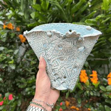 Orchid Cone Holder - Textured Air Plant Hanger