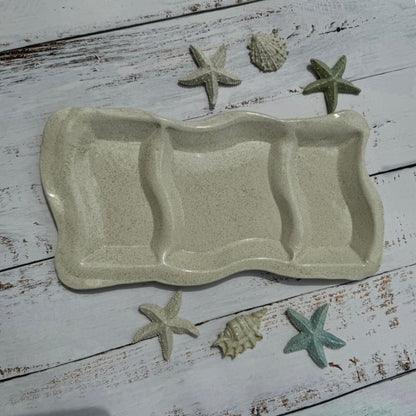 Coastal Drift Trio Platter | Segmented Platter