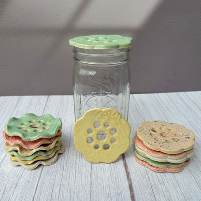 Flower Frog Jar Topper Vase