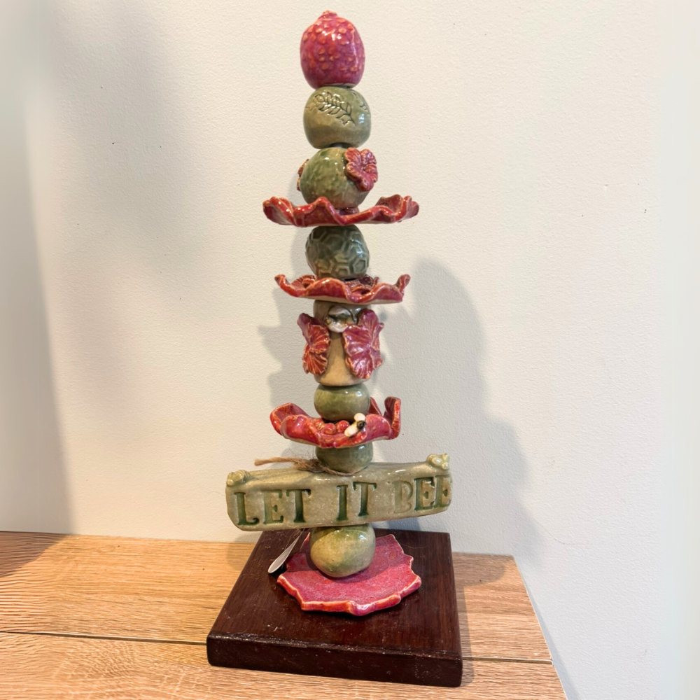 LET IT BEE - Table Top Garden Totem