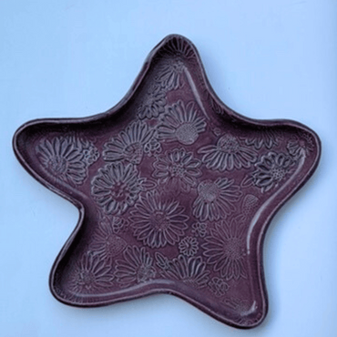 Starfish Plate Purple - Large
