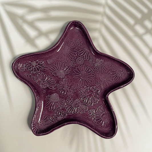 Starfish Plate Purple - Large