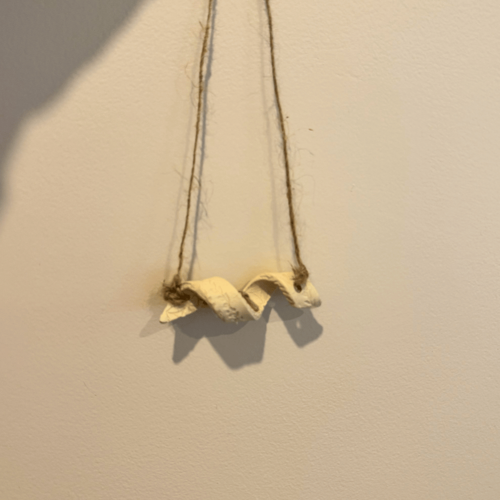hand made ceramic air plant swirl by Sunshine Pottree