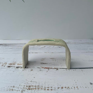 Air Plant Stand | Cream Desktop Holder