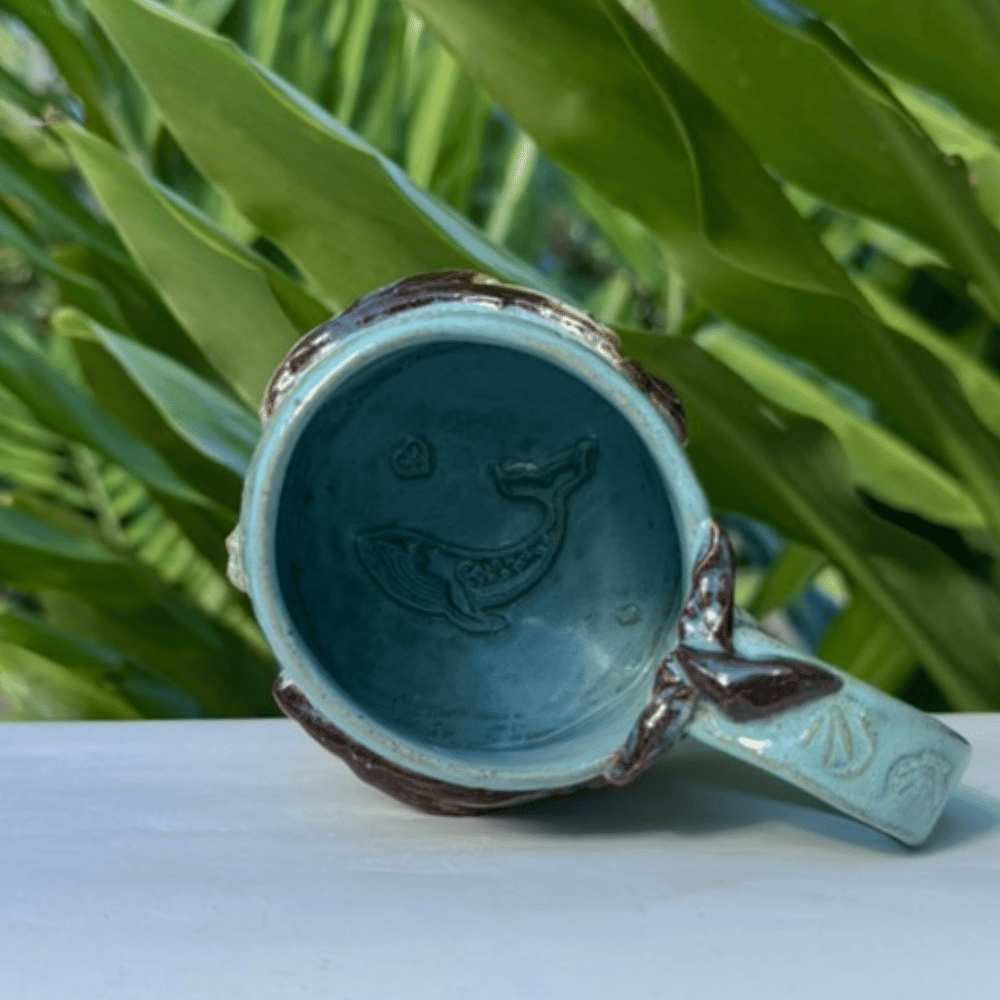 Unique whale lover gift handmade pottery Sunshine Coast Australia