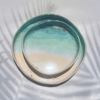 Nesting Blates - Blue Ocean Glaze