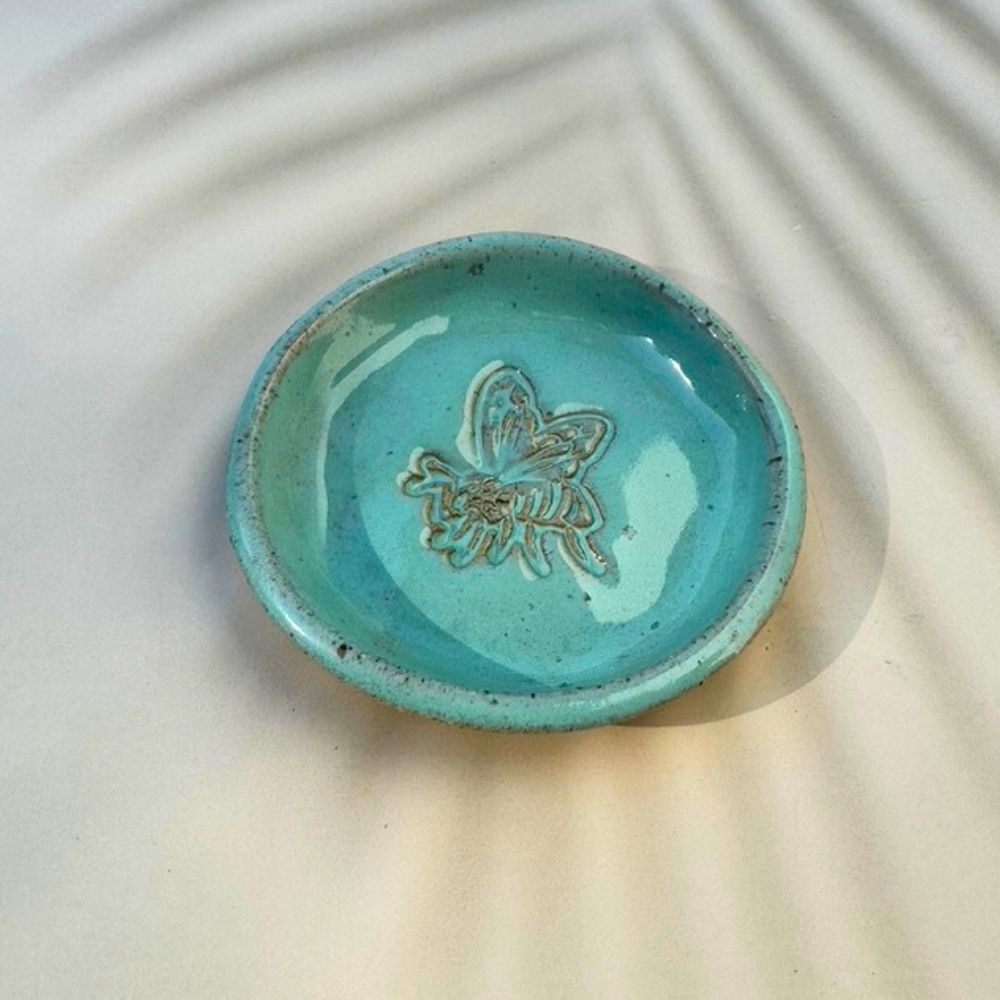 Turquoise Blue Ocean Ring Dishes