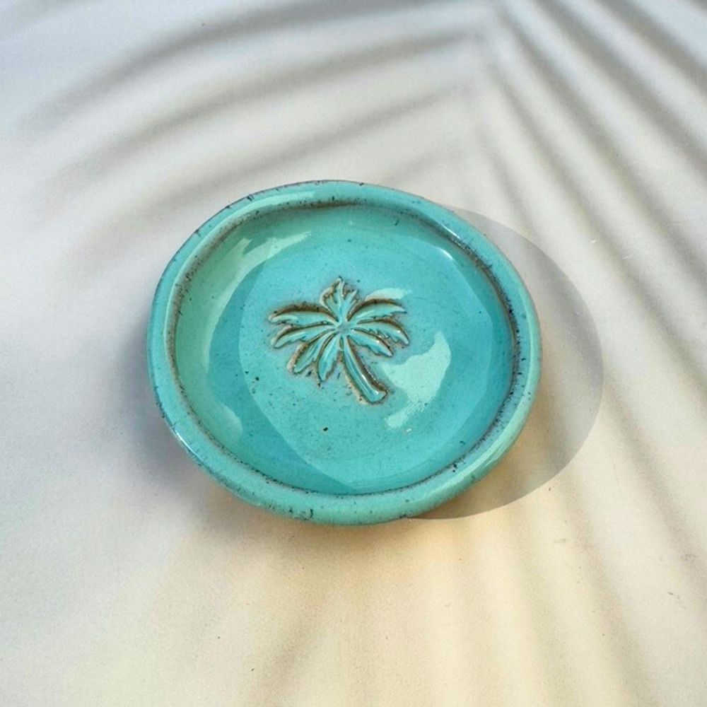 Turquoise Blue Ocean Ring Dishes