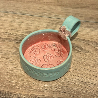 Glow Candle Mug – Coastal Ceramic Tea Light Holder