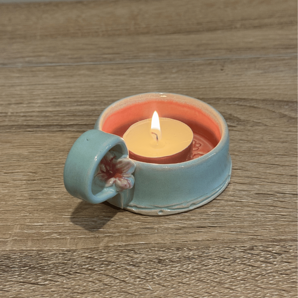 unique handmade ceramic candle holder Australia gift idea