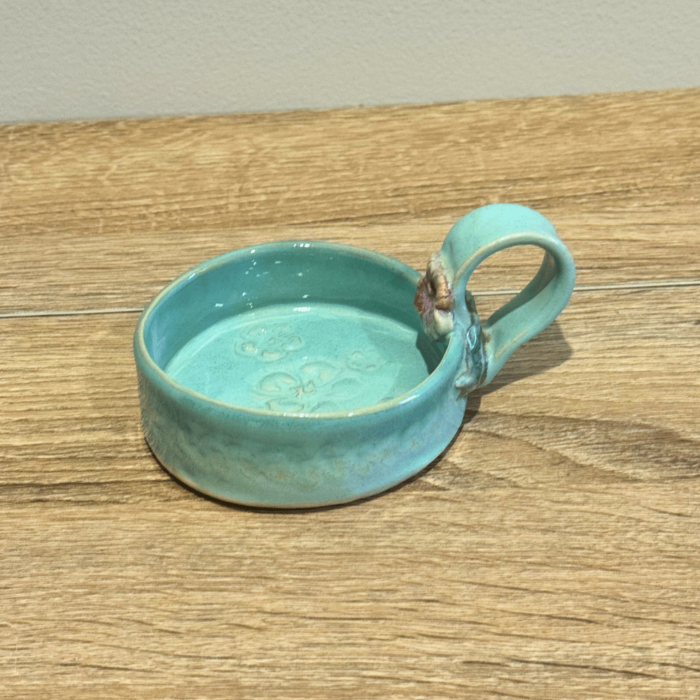 coastal tealight holder ceramic mug Australia handmade