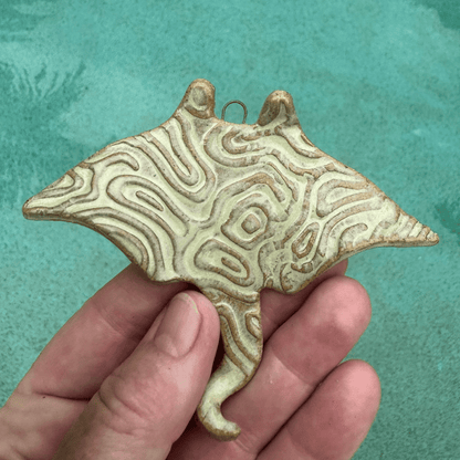 Sandy Ceramic Stingrays Hanging Decorations