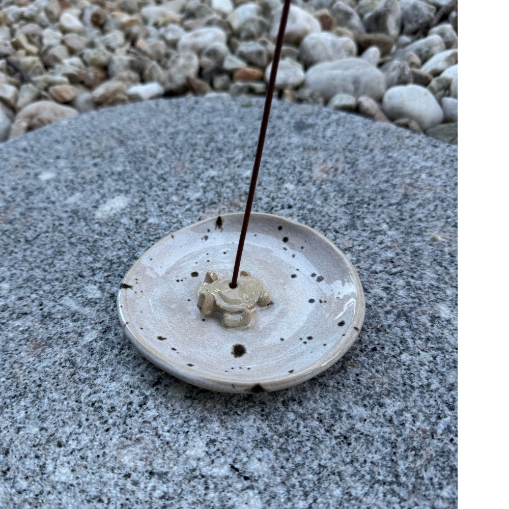 Turtle Ceramic Incense Holder