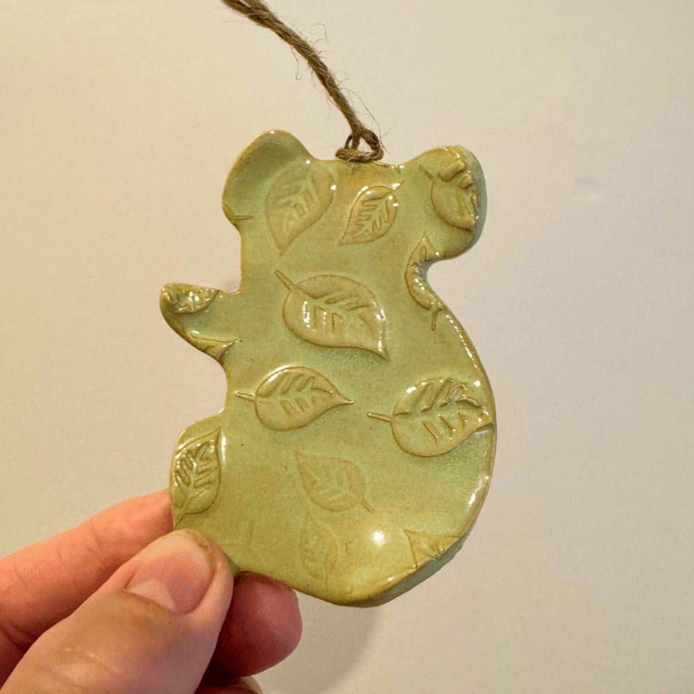 ceramic koala hanging decoration