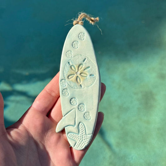 Lagoon Surfboard Hanging Ornament