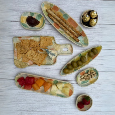 hand-crafted ceramic tapas trinket dish