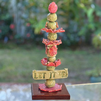 LET IT BEE - Table Top Garden Totem