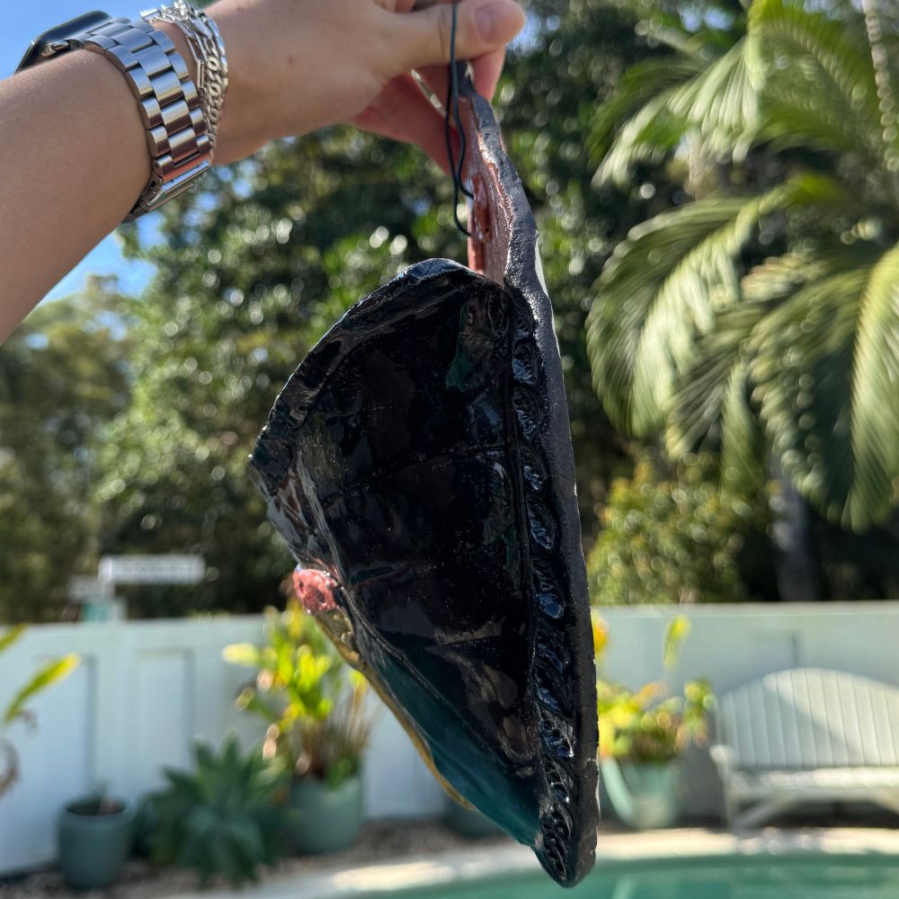 Mushroom Black Wall Planter