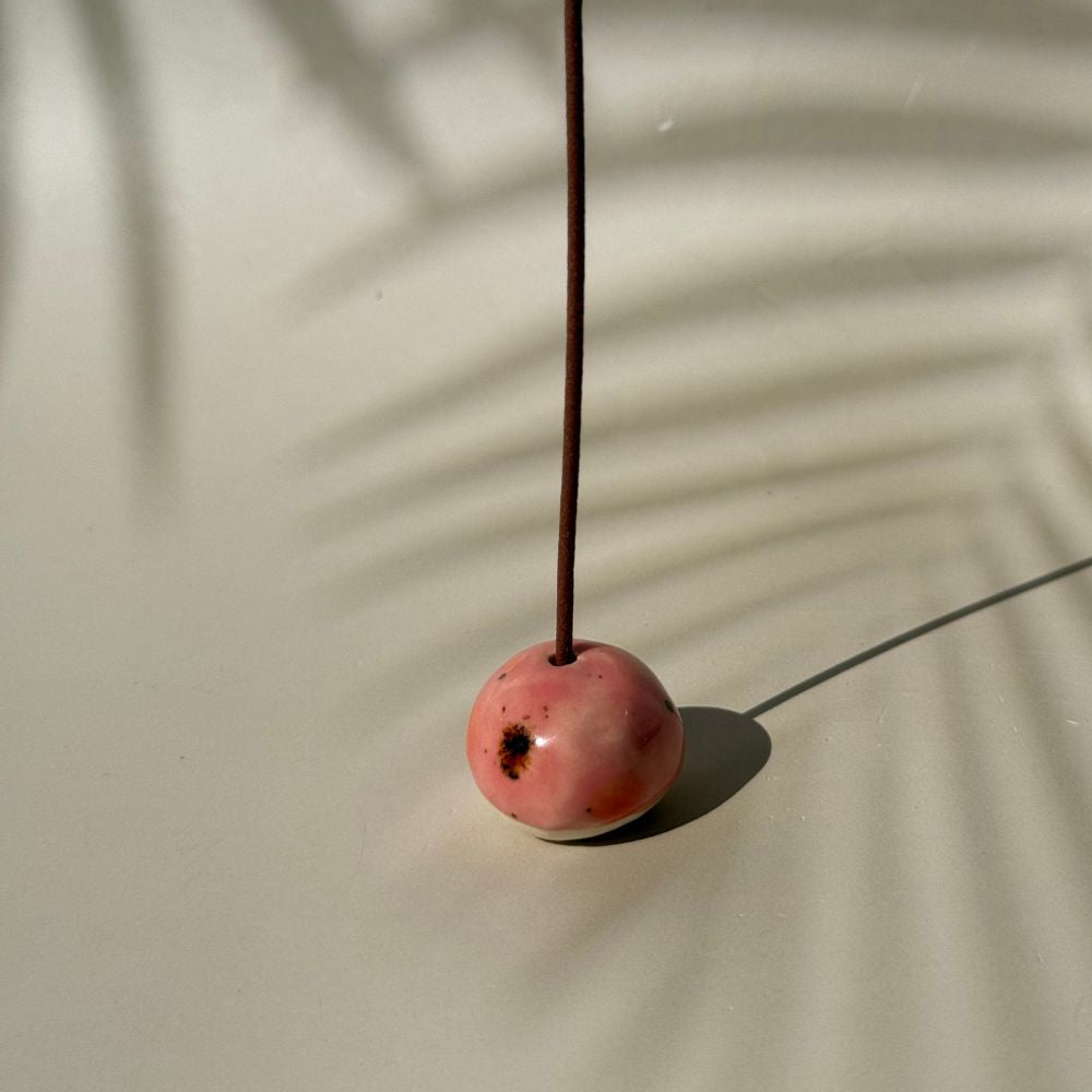 Pink Speckled Zen Incense Pebbles