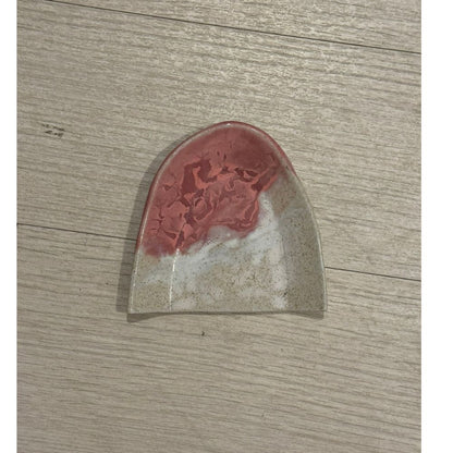 Pink Spoon Rest Ceramic