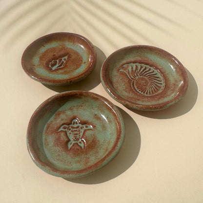 Coral Coast Ceramic Trinket Dishes