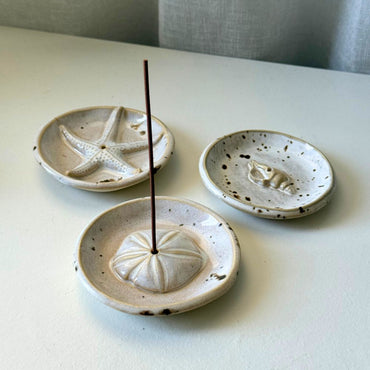 Whelk Shell Beachy Incense Holder