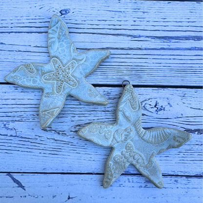 Soft Blue Starfish Hanging Decoration