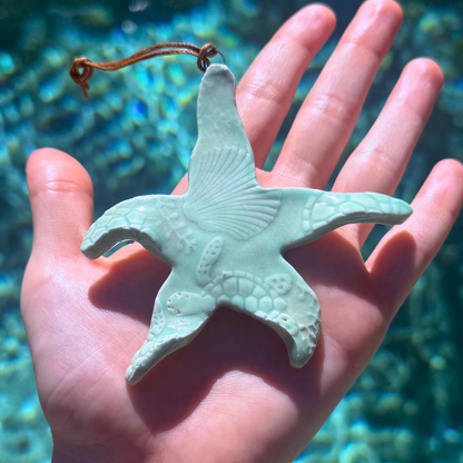 Starfish Ceramic Hanging Ornaments