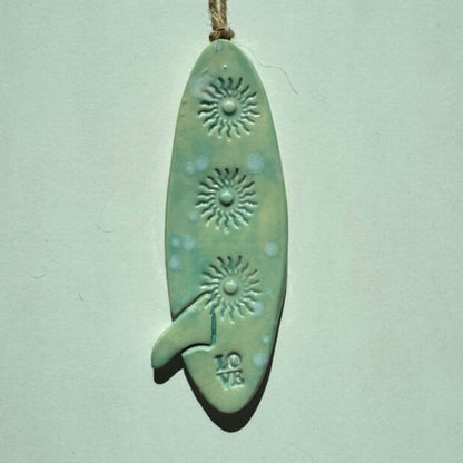 Bloom Surfboard Hanging Ornament