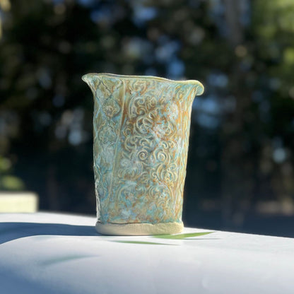 Vintage Roses Floral Vase