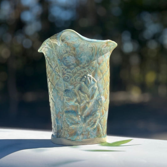 Vintage Roses Floral Vase