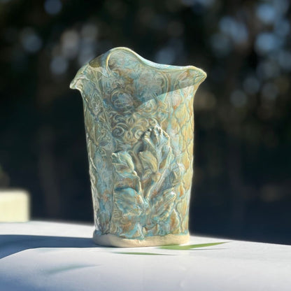 Vintage Roses Floral Vase