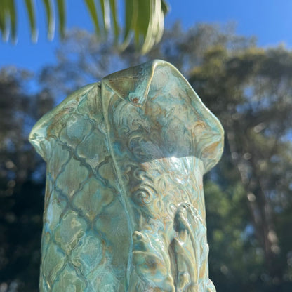 Vintage Roses Floral Vase