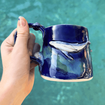 unique handmade pottery mug australia