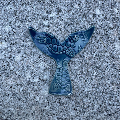 Deep Sea Blue Whale Tail Hanging Deco